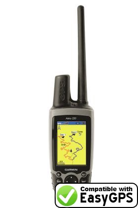 EasyGPS supports the Garmin Astro 220