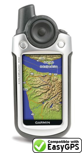 EasyGPS supports the Garmin Colorado 300