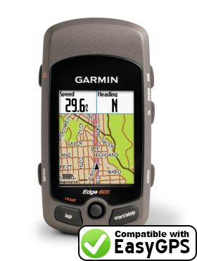 EasyGPS supports the Garmin Edge 605
