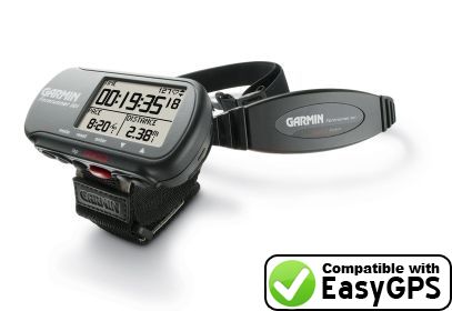 EasyGPS supports the Garmin Forerunner 301