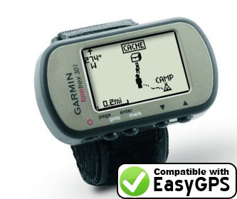 EasyGPS supports the Garmin Foretrex 301
