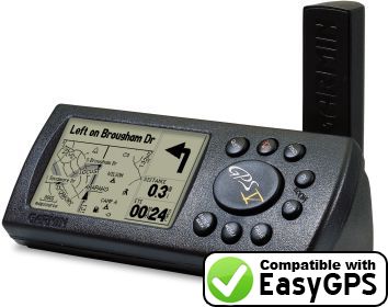 EasyGPS supports the Garmin GPS V