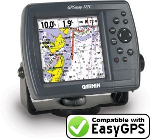 EasyGPS supports the Garmin GPSMAP 172C