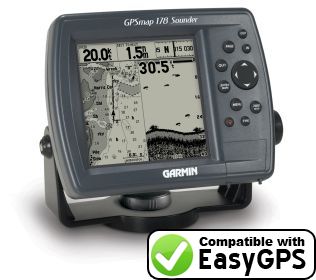 EasyGPS supports the Garmin GPSMAP 178 Sounder