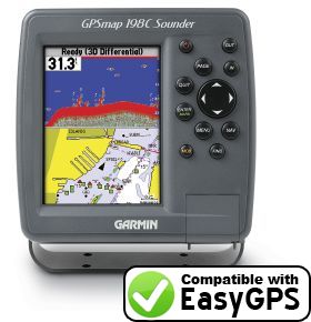 EasyGPS supports the Garmin GPSMAP 198C Sounder