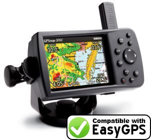 EasyGPS supports the Garmin GPSMAP 376C