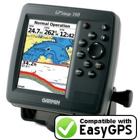 EasyGPS supports the Garmin GPSMAP 398 Sounder