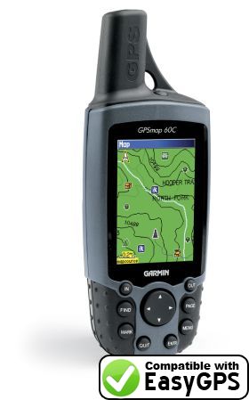 EasyGPS supports the Garmin GPSMAP 60C