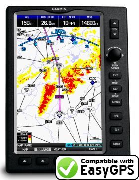 EasyGPS supports the Garmin GPSMAP 696