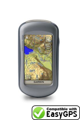 EasyGPS supports the Garmin Oregon 400t