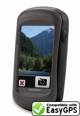 EasyGPS supports the Garmin Oregon 550 EasyGPS supports the Garmin Oregon 550