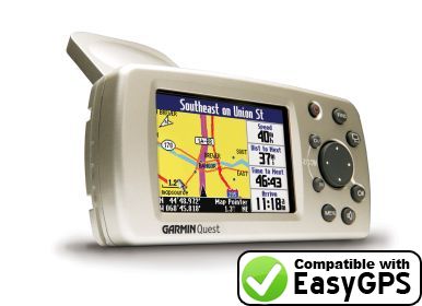 EasyGPS supports the Garmin Quest