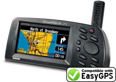 EasyGPS supports the Garmin StreetPilot III