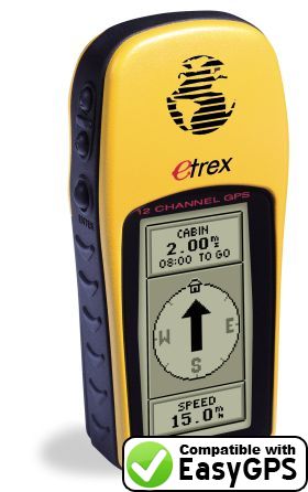 EasyGPS supports the Garmin eTrex EasyGPS supports the Garmin eTrex