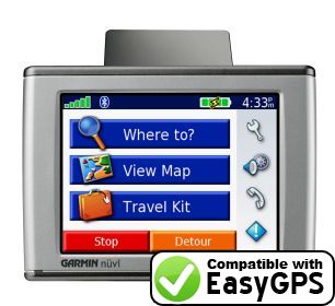 EasyGPS supports the Garmin nüvi 310 EasyGPS supports the Garmin nüvi 310