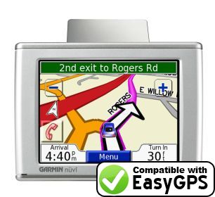 EasyGPS supports the Garmin nüvi 370