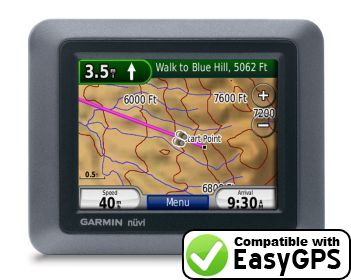 EasyGPS supports the Garmin nüvi 500