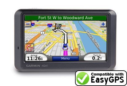 EasyGPS supports the Garmin nüvi 770