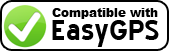 Your Eagle FishElite 640C is 100% compatible with EasyGPS