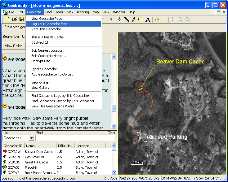 ExpertGPS: Geocaching Software with Topo Maps and Aerial Photos