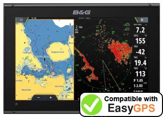 Download your B&G Vulcan 12 waypoints and tracklogs for free with EasyGPS