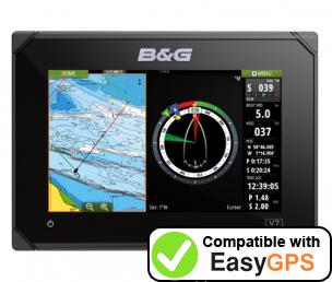 Download your B&G Vulcan 7 waypoints and tracklogs for free with EasyGPS