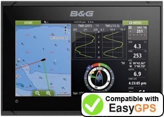 Download your B&G Vulcan 9 FS waypoints and tracklogs for free with EasyGPS
