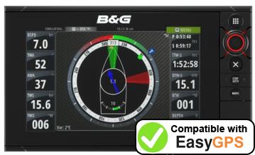 Download your B&G Zeus2 waypoints and tracklogs for free with EasyGPS