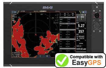 Download your B&G Zeus3 12 waypoints and tracklogs for free with EasyGPS