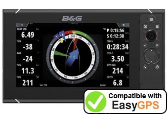 Download your B&G Zeus3 9 waypoints and tracklogs for free with EasyGPS