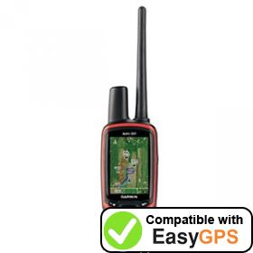 Download your Garmin Astro 320 waypoints and tracklogs for free with EasyGPS
