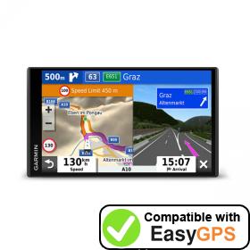 Download your Garmin Camper 780 waypoints and tracklogs for free with EasyGPS