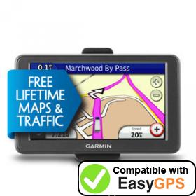 Download your Garmin dēzl 560LMT Camper Deluxe waypoints and tracklogs for free with EasyGPS