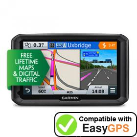 Download your Garmin dēzl 570LMT-D waypoints and tracklogs for free with EasyGPS