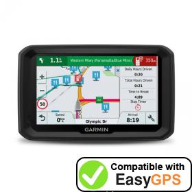 Download your Garmin dēzl 580 LMT-S waypoints and tracklogs for free with EasyGPS