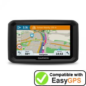 Download your Garmin dēzl 580 waypoints and tracklogs for free with EasyGPS