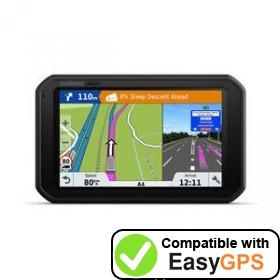 Download your Garmin dēzl 780 waypoints and tracklogs for free with EasyGPS