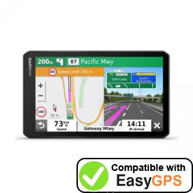 Download your Garmin dēzl LGV700 waypoints and tracklogs for free with EasyGPS