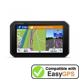 Download your Garmin dēzlCam 785 waypoints and tracklogs for free with EasyGPS