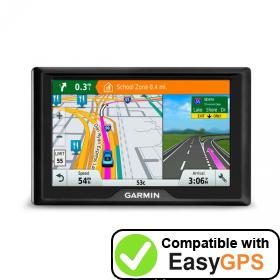 Download your Garmin Drive 40 waypoints and tracklogs for free with EasyGPS