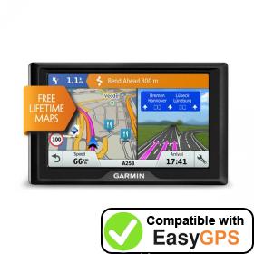 Download your Garmin Drive 40LM waypoints and tracklogs for free with EasyGPS