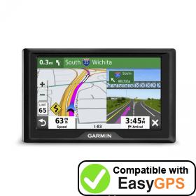 Download your Garmin Drive 52 waypoints and tracklogs for free with EasyGPS