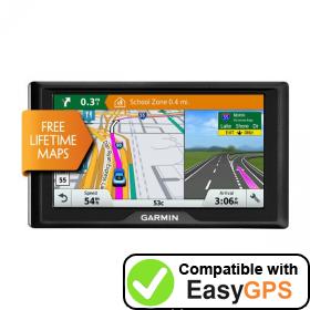 Download your Garmin Drive 6 LM EX waypoints and tracklogs for free with EasyGPS