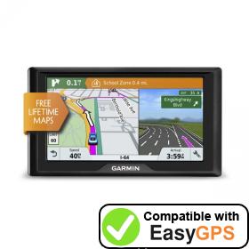 Download your Garmin Drive 61 EX waypoints and tracklogs for free with EasyGPS