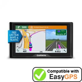 Download your Garmin Drive 61 LMT-S waypoints and tracklogs for free with EasyGPS
