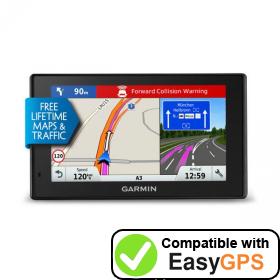 Download your Garmin DriveAssist 50LMT-D waypoints and tracklogs for free with EasyGPS