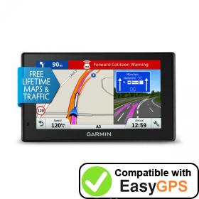 Download your Garmin DriveAssist 51 LMT-D waypoints and tracklogs for free with EasyGPS