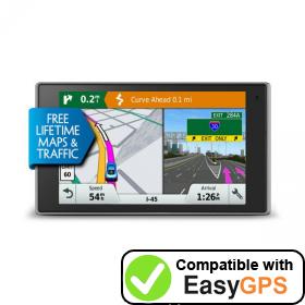 Download your Garmin DriveLuxe 50LMT waypoints and tracklogs for free with EasyGPS