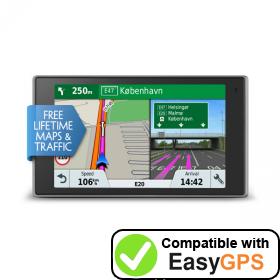 Download your Garmin DriveLuxe 51 LMT-D waypoints and tracklogs for free with EasyGPS