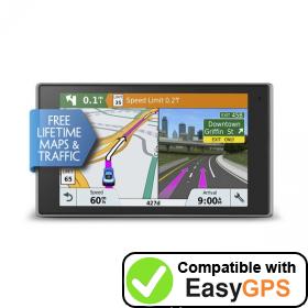 Download your Garmin DriveLuxe 51 LMT-S waypoints and tracklogs for free with EasyGPS